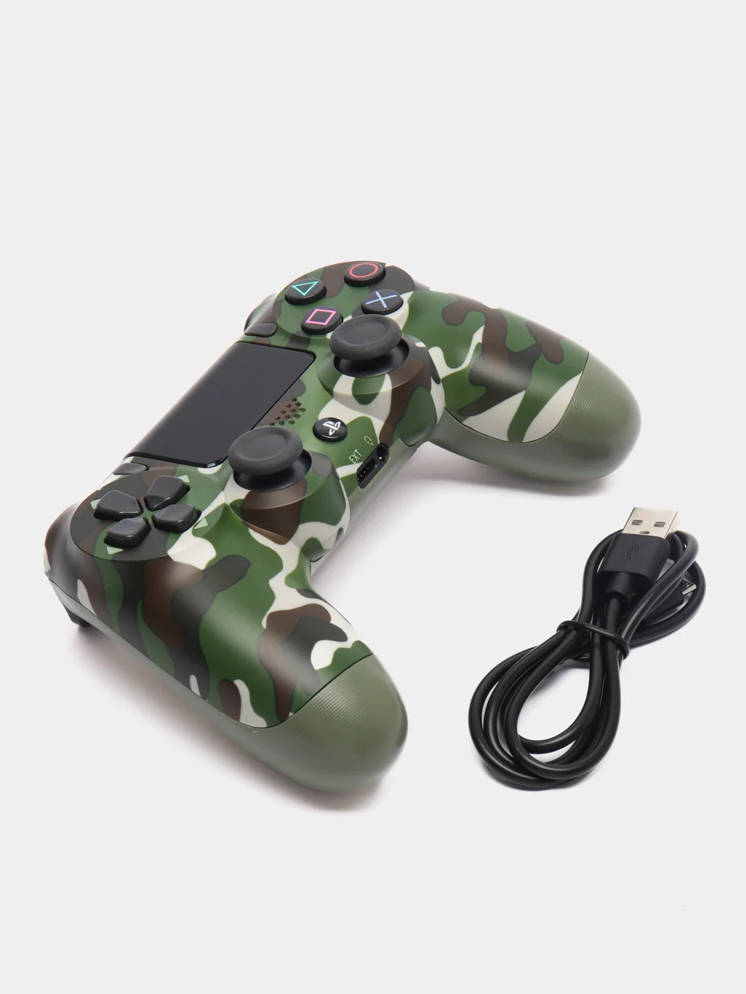 Тёмно-зелёный джойстик беспроводной PC Controller Wireless Dual Shock 4, для PS4