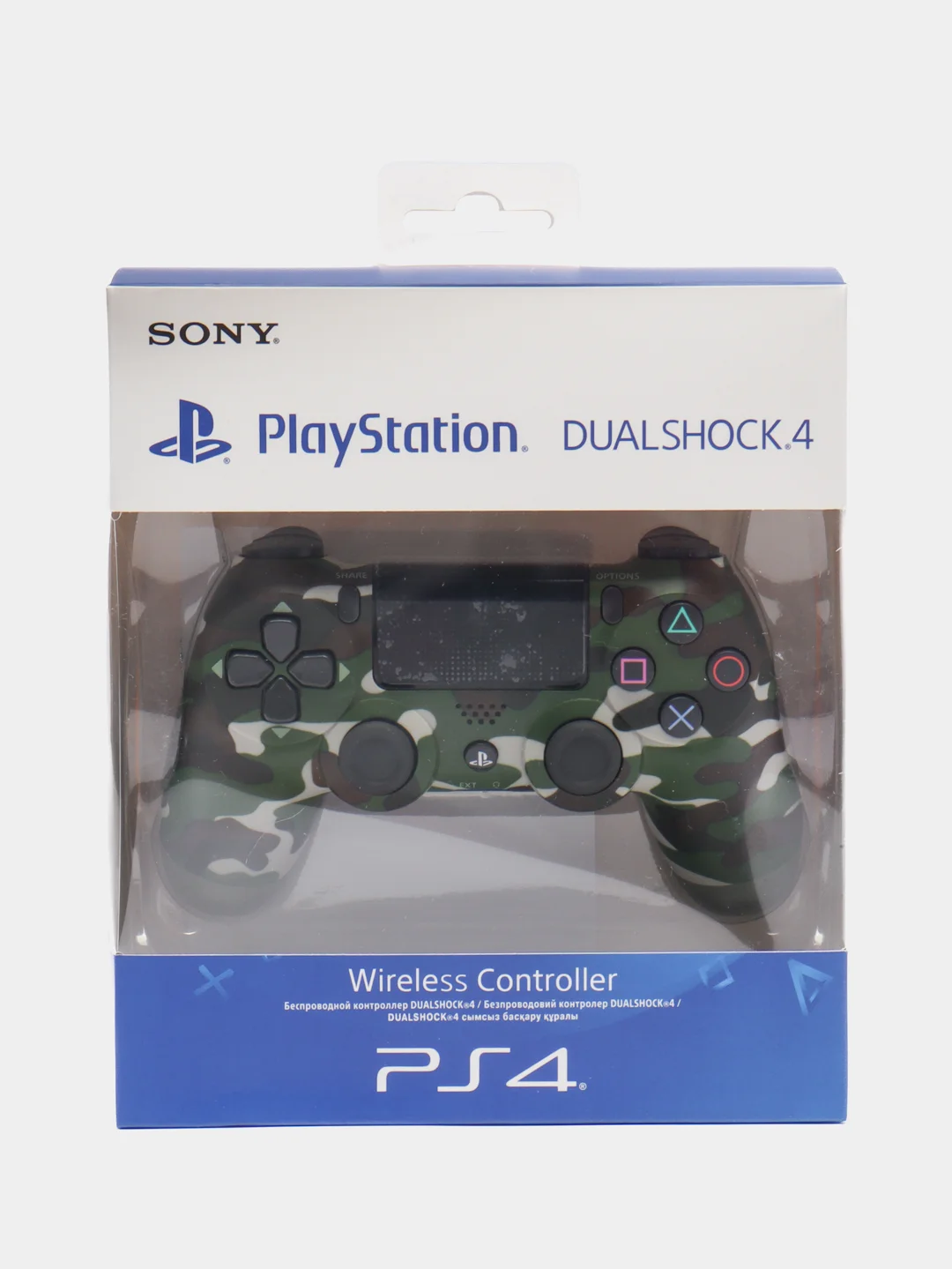 Тёмно-зелёный джойстик беспроводной PC Controller Wireless Dual Shock 4, для PS4