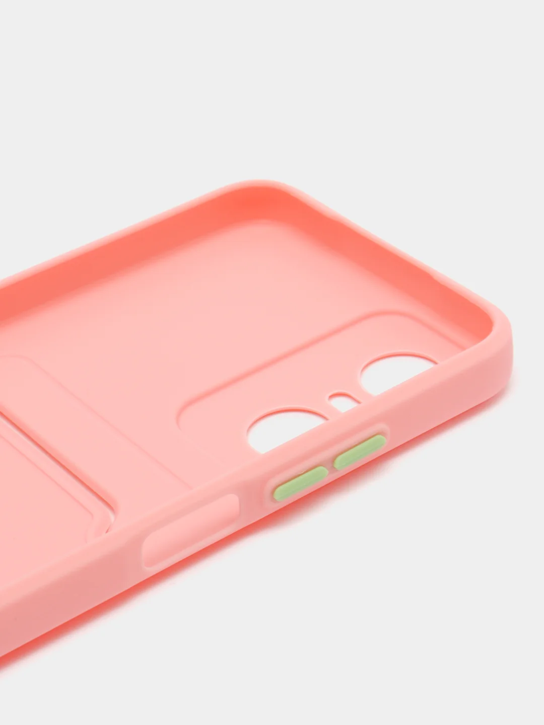 Пудровый силиконовый чехол для Tecno POP 6 Pro (Техно Поп 6 Про), прозрачный