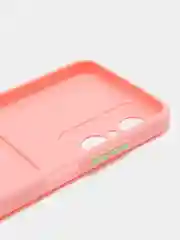 Пудровый силиконовый чехол для Tecno POP 6 Pro (Техно Поп 6 Про), прозрачный