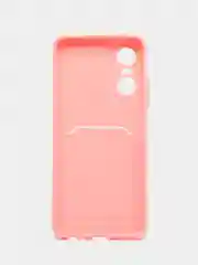 Пудровый силиконовый чехол для Tecno POP 6 Pro (Техно Поп 6 Про), прозрачный
