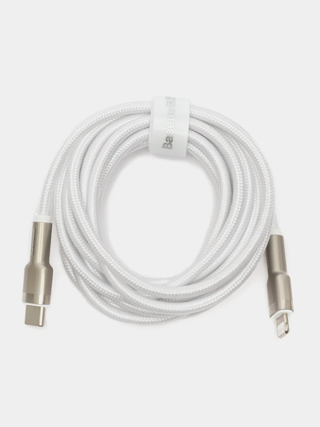 Белый кабель для зарядки телефона Baseus Type-C to Lightning iPhone 20W