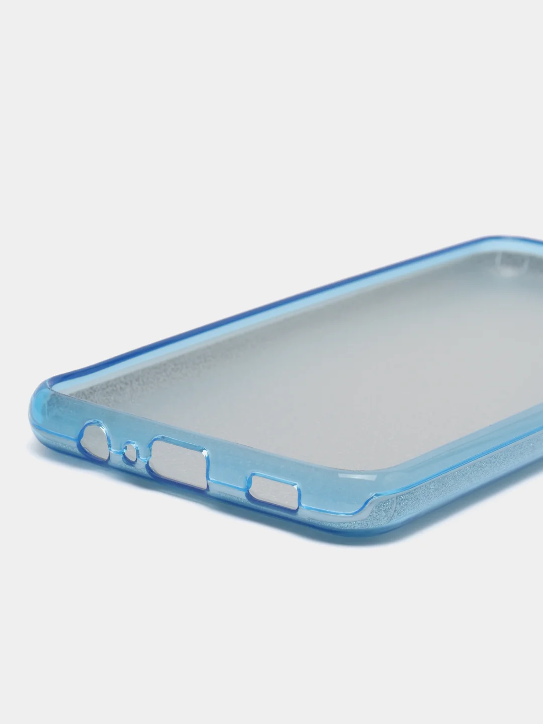 Бирюзовый накладка для Samsung A02, силиконовая, трехслойная