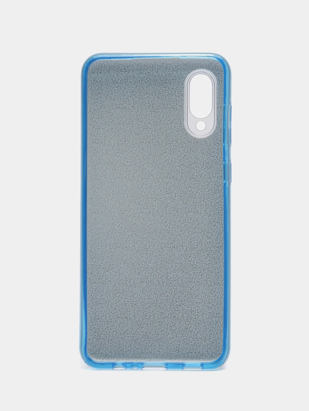 Бирюзовый накладка для Samsung A02, силиконовая, трехслойная