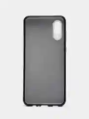 Черный накладка для Samsung A02, силиконовая, трехслойная