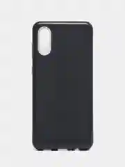 Черный накладка для Samsung A02, силиконовая, трехслойная