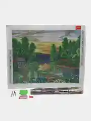 Алмазная мозаика картина вышивка из страз 40*50 см, ОСТРОВ СОКРОВИЩ "Домик в лесу", 662417
