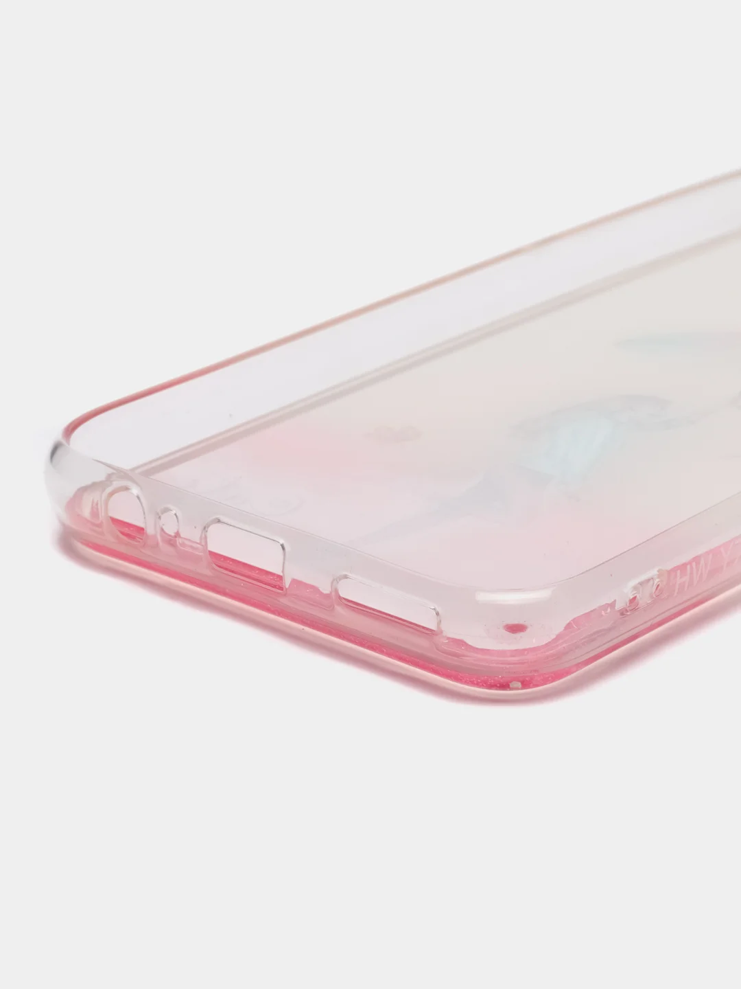 Розовый чехол силиконовый на cмартфон Huawei P40 Lite