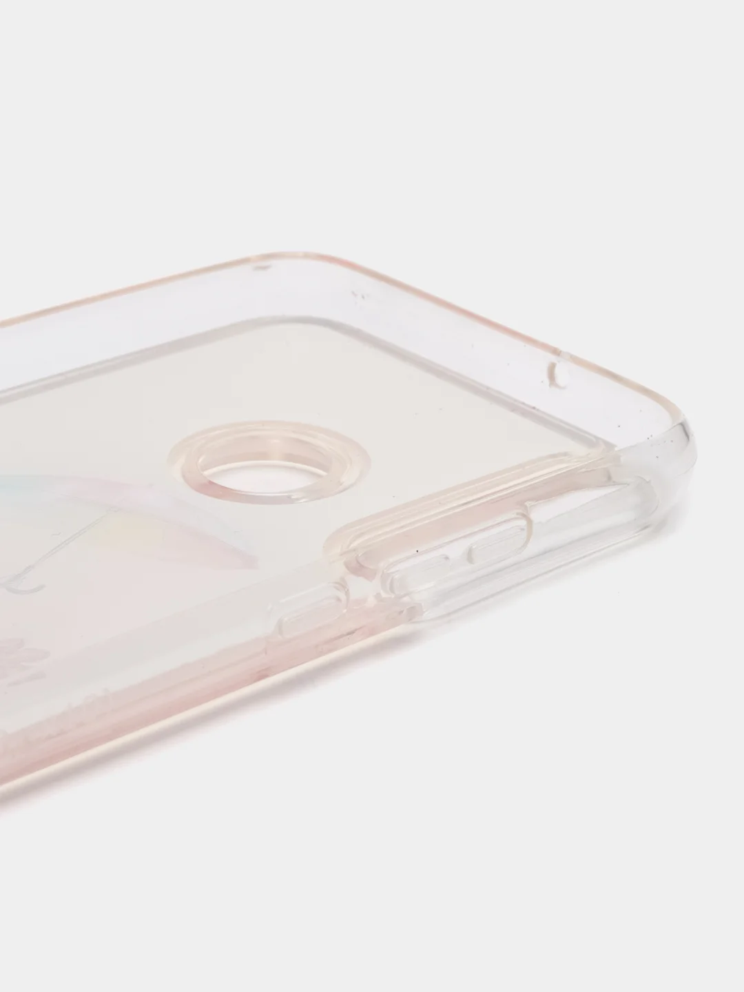 Розовый чехол силиконовый на cмартфон Huawei P40 Lite