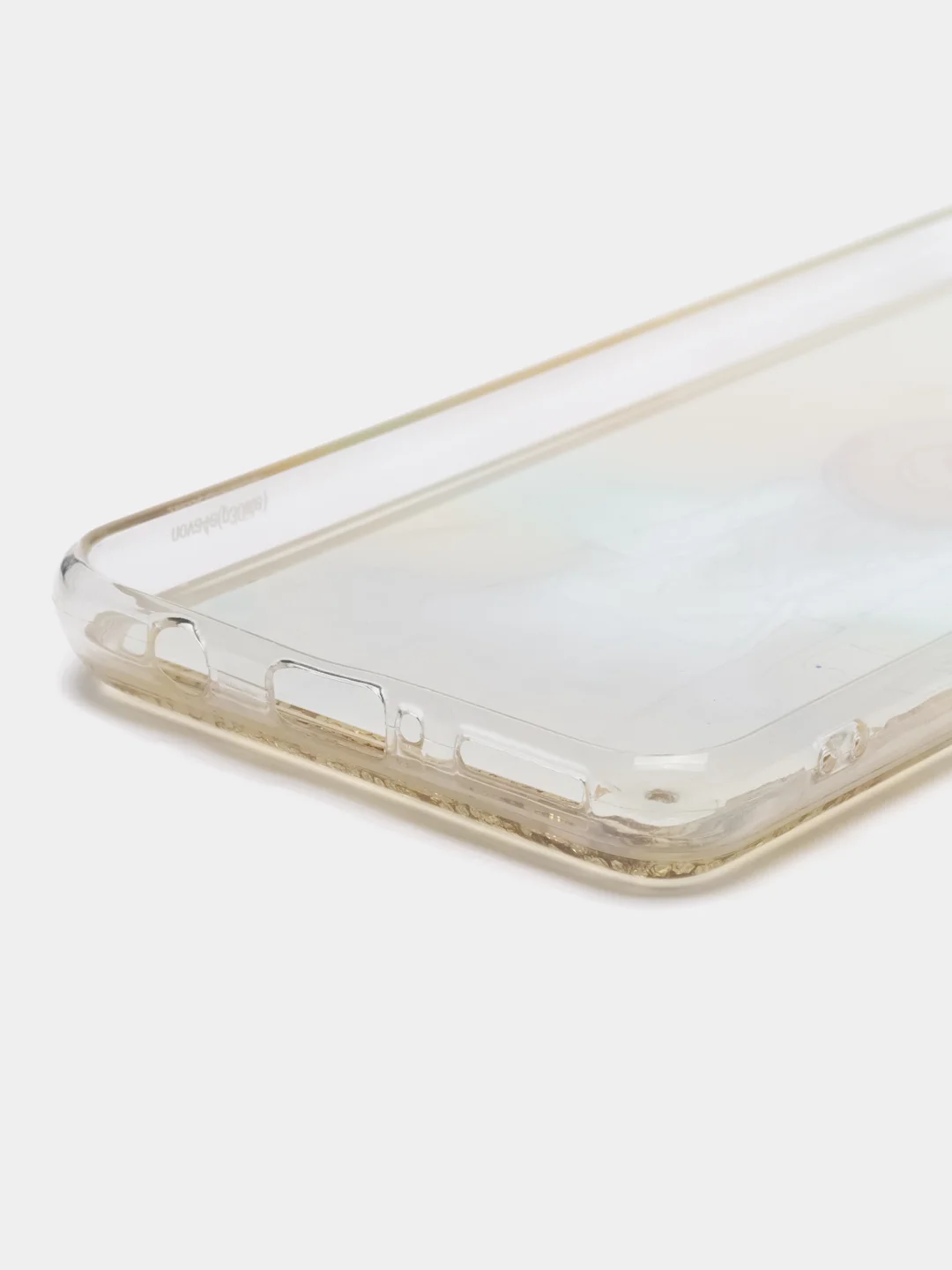 Золотой жидкий чехол для смартфона Huawei P30 Lite (Смартфон Huawei P30 Lite)