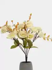 Белый роза персидская, искусственные цветы