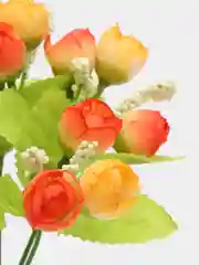 Красный искусственные цветы, чайная роза
