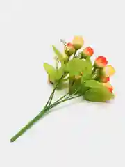 Красный искусственные цветы, чайная роза