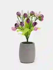 Фиолетовый искусственные цветы, чайная роза