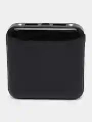 Красный внешний аккумулятор Power Bank 10000 mah с фонариком