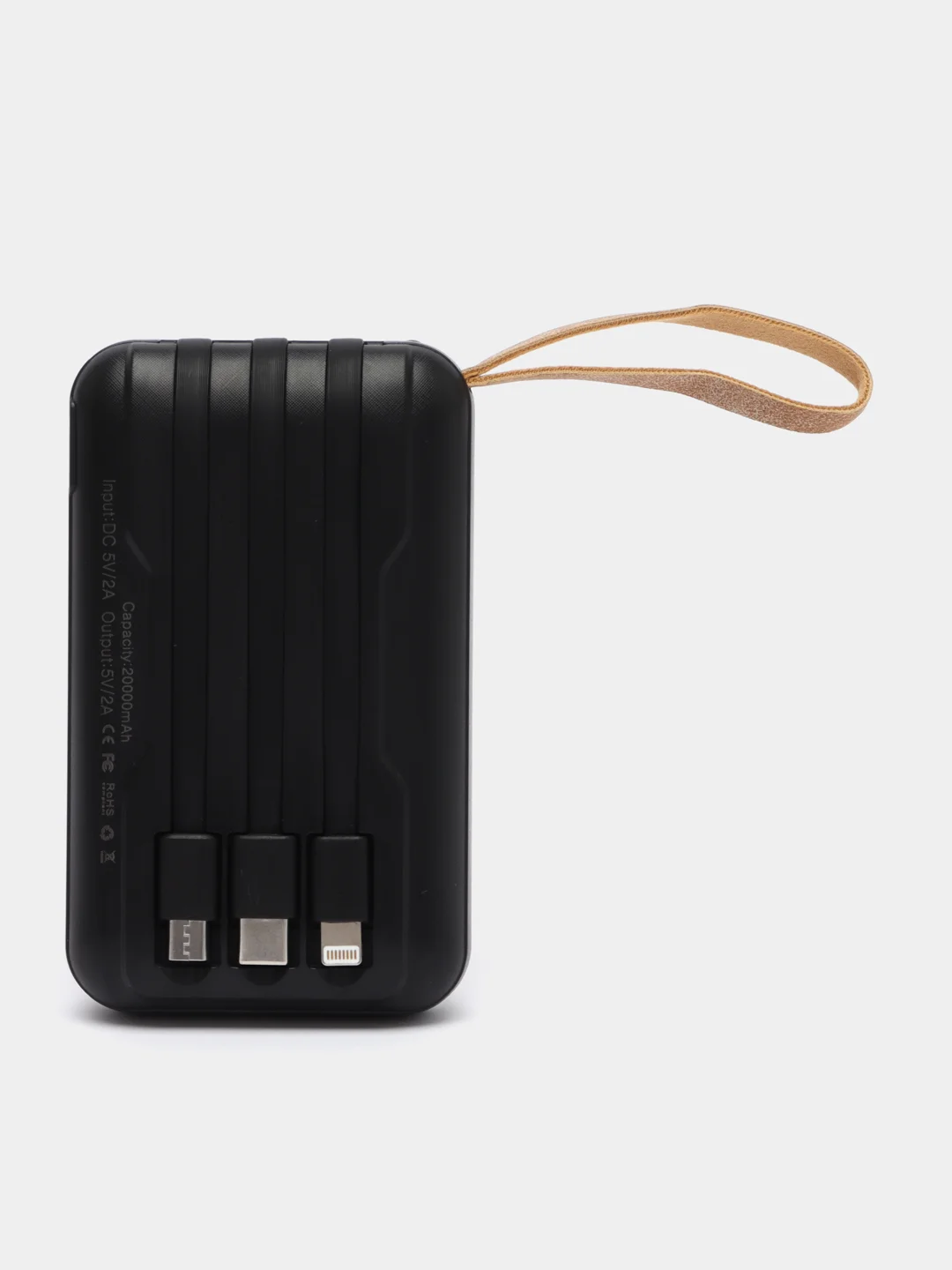 Портативный аккумулятор 10000 mah, внешний аккумулятор Power Bank с фонариком