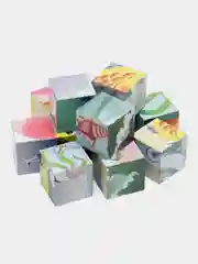 Морской кубики детские, 12 кубиков