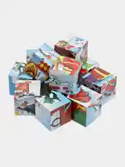 Белый кубики детские, 12 кубиков