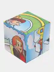 Белый кубики детские, 12 кубиков