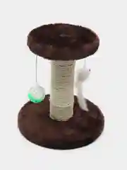 Коричневый когтеточка для кошек с игрушками