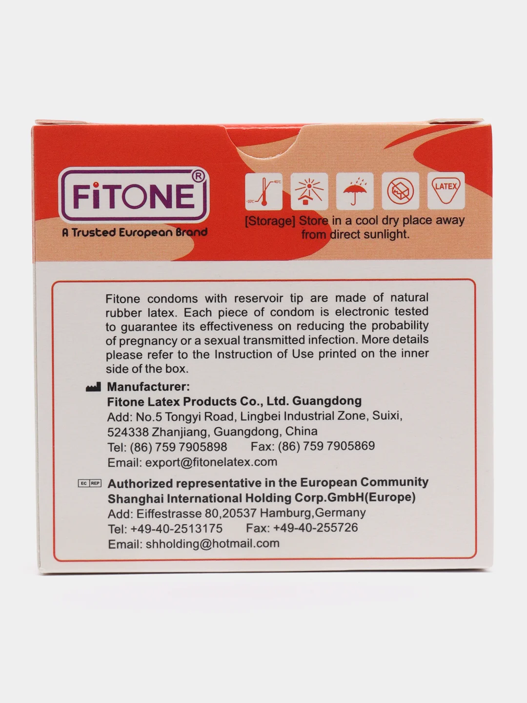 Презервативы Fitone, 3/12 шт, большие пупырышки, с клубникой, Germany quality