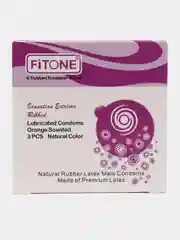 Презервативы Fitone, 3/12 шт, ребристые презервативы, со вкусом апельсина, Germany quality