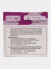 Презервативы Fitone, 3/12 шт, ребристые презервативы, со вкусом апельсина, Germany quality