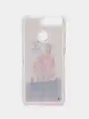 Пастельно-коралловый чехол силиконовый на Huawei Y5 2019