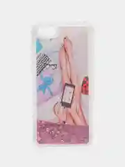 Алый чехол силиконовый на cмартфон Huawei Y5 2018