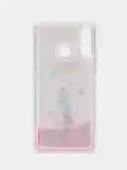 Розовый жидкий чехол для смартфона Huawei P30 Lite (Смартфон Huawei P30 Lite)