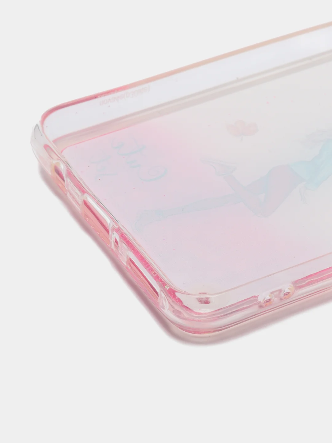 Розовый жидкий чехол для смартфона Huawei P30 Lite (Смартфон Huawei P30 Lite)