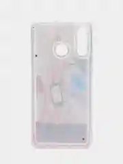 Тёмно-розовый жидкий чехол для смартфона Huawei P30 Lite (Смартфон Huawei P30 Lite)