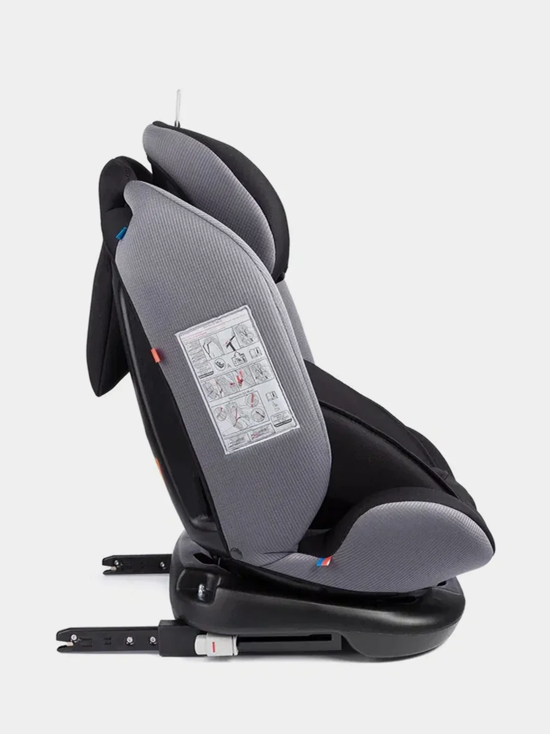 Черный автокресло Zlatek Cruiser Isofix гр. 0+/I/II/III