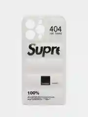 Белый чехол на iPhone (Айфон) 13 Pro, Pro Max, 14 Pro, Pro Max