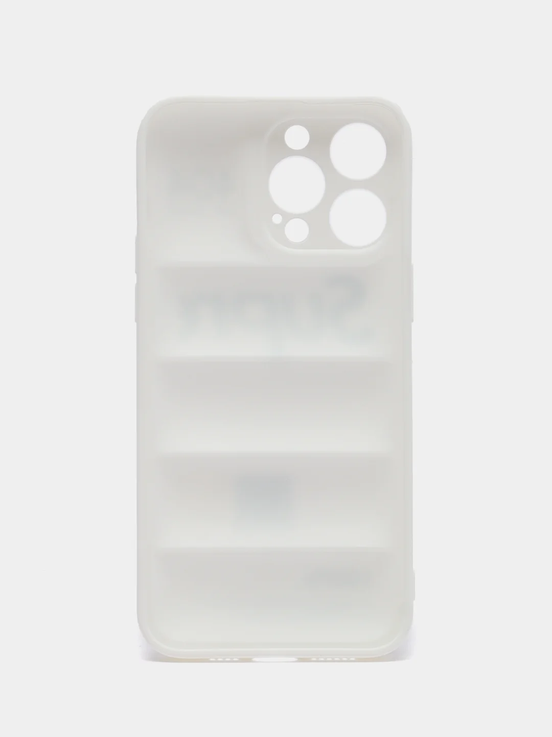 Белый чехол на iPhone (Айфон) 13 Pro, Pro Max, 14 Pro, Pro Max