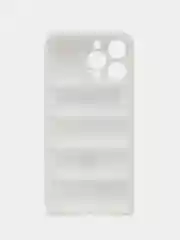 Белый чехол на iPhone (Айфон) 13 Pro, Pro Max, 14 Pro, Pro Max