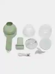 Измельчитель кухонный Food Chopper 4 в 1: измельчитель, овощерезка, шинковка, моющая щетка