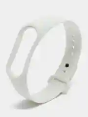 Молочный силиконовый ремешок для фитнес браслета Xiaomi Mi Band 4, Mi Band 3