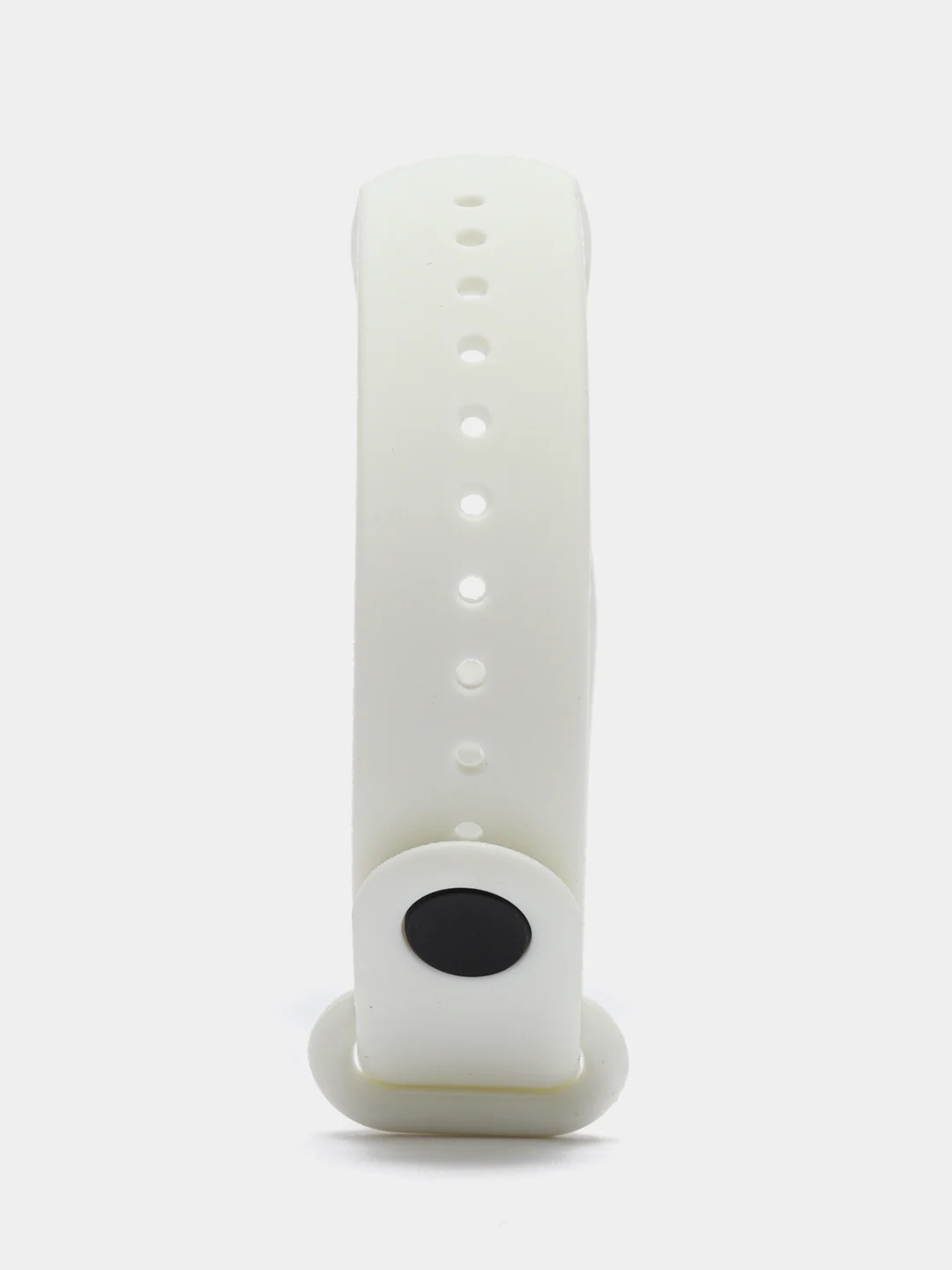 Молочный силиконовый ремешок для фитнес браслета Xiaomi Mi Band 4, Mi Band 3