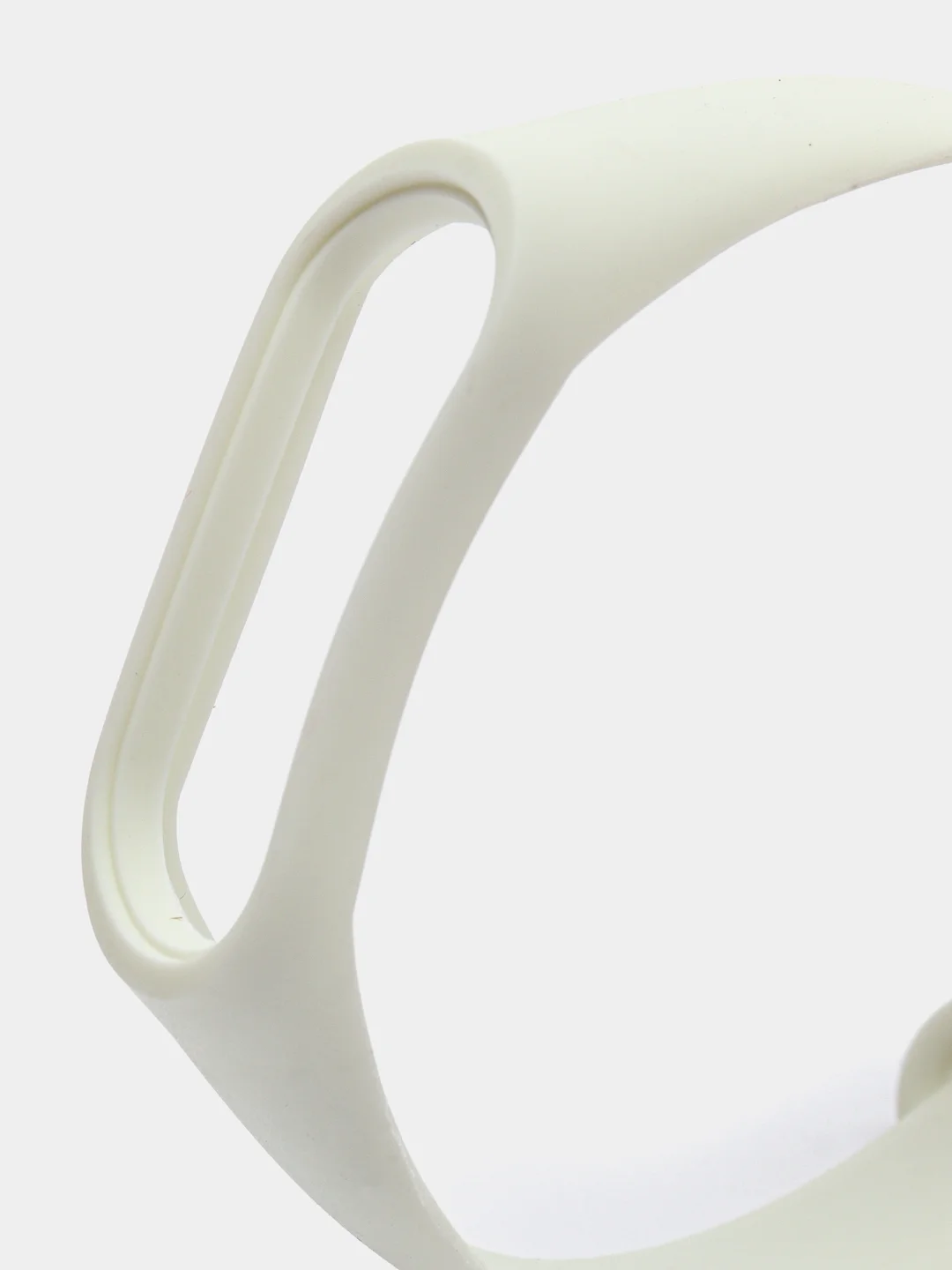 Молочный силиконовый ремешок для фитнес браслета Xiaomi Mi Band 4, Mi Band 3