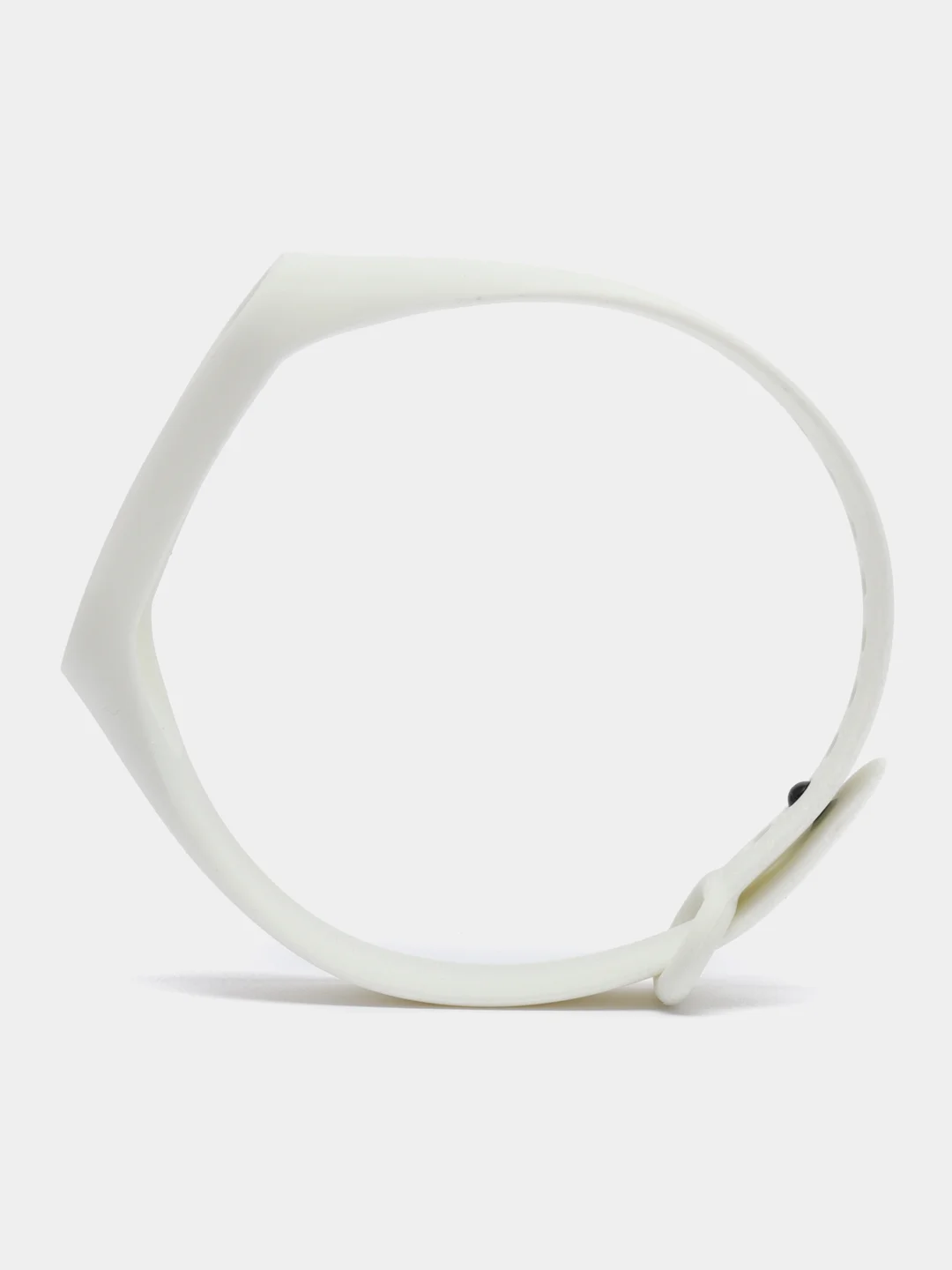 Молочный силиконовый ремешок для фитнес браслета Xiaomi Mi Band 4, Mi Band 3
