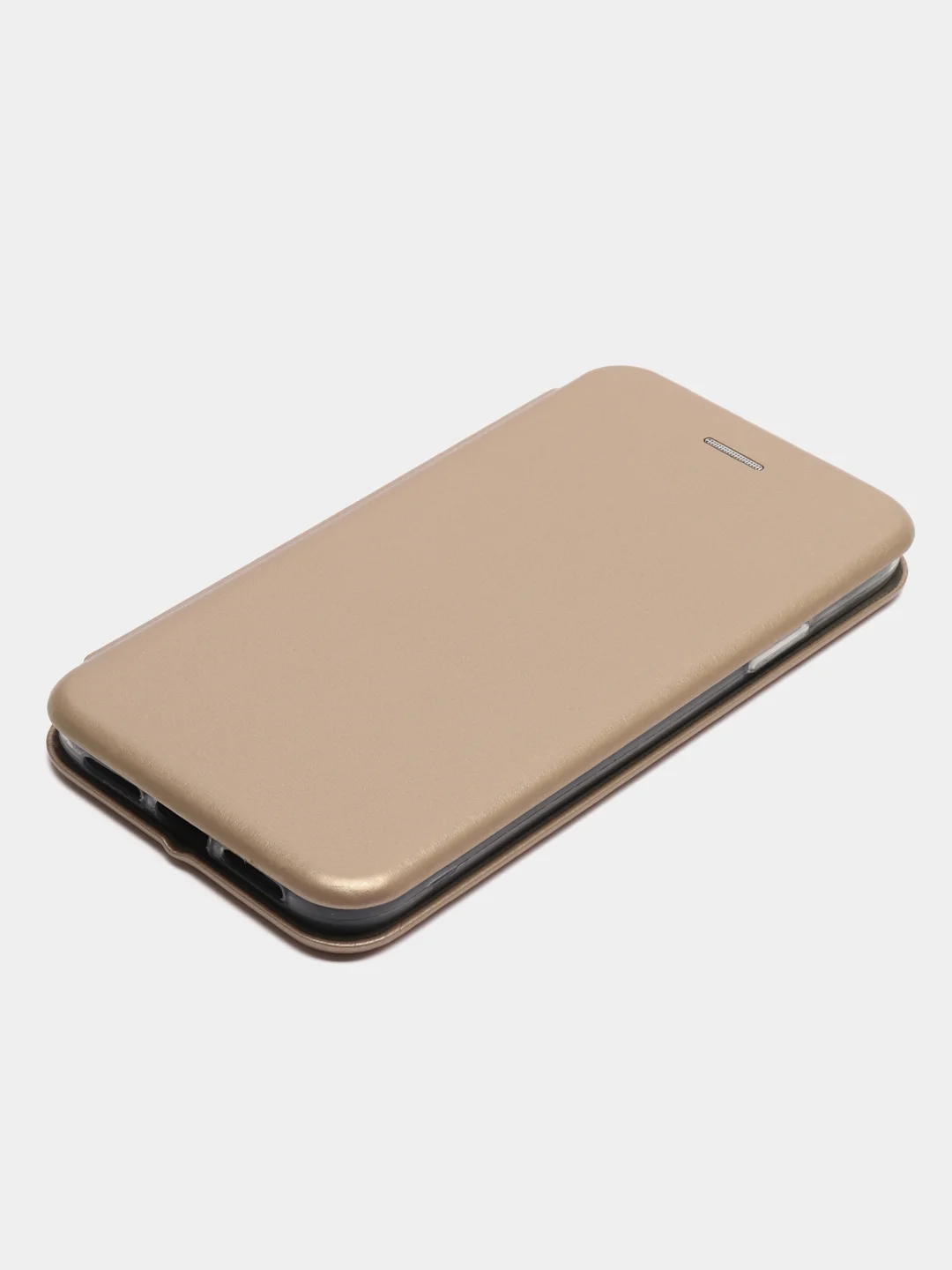 Золотой чехол-книжка для iPhone 11, Айфон 11, экокожа