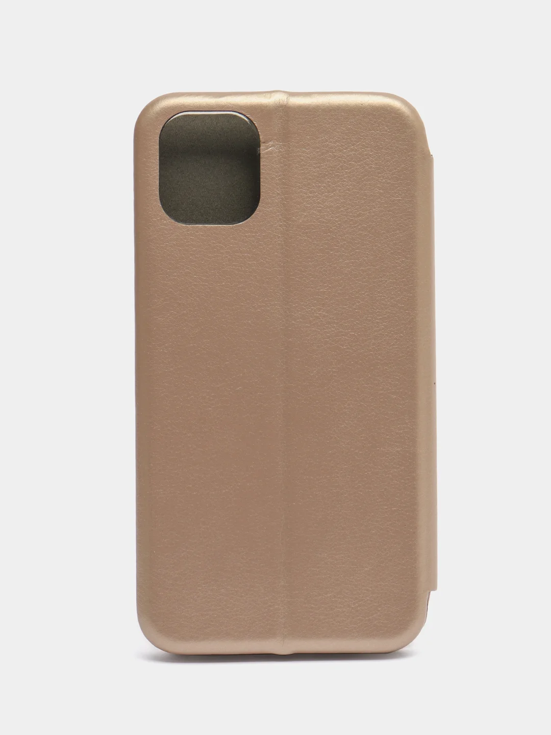 Золотой чехол-книжка для iPhone 11, Айфон 11, экокожа