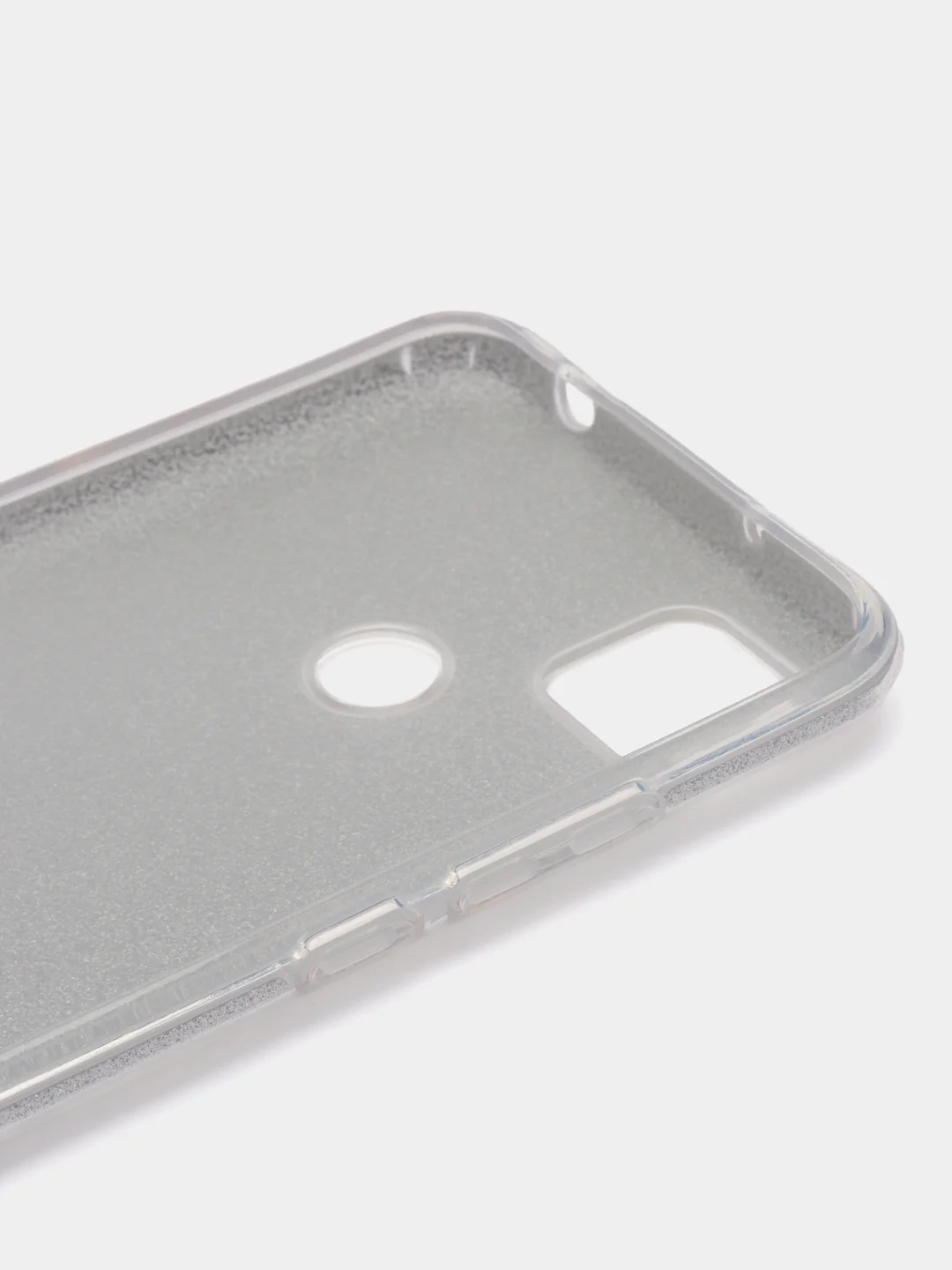 Серебряный накладка для Xiaomi Redmi 9C/10A, силиконовая, трехслойная