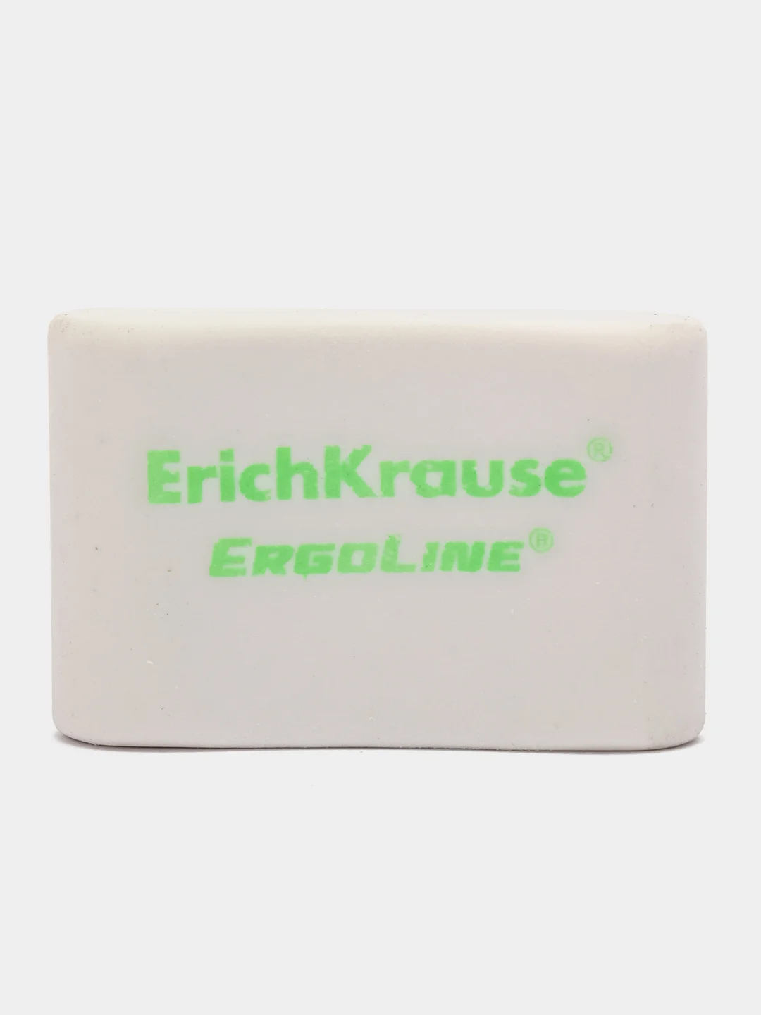 Белый ластик ErichKrause ErgoLine Pillow, 33 х 21 х 8 мм, мягкий, гипоаллергенный