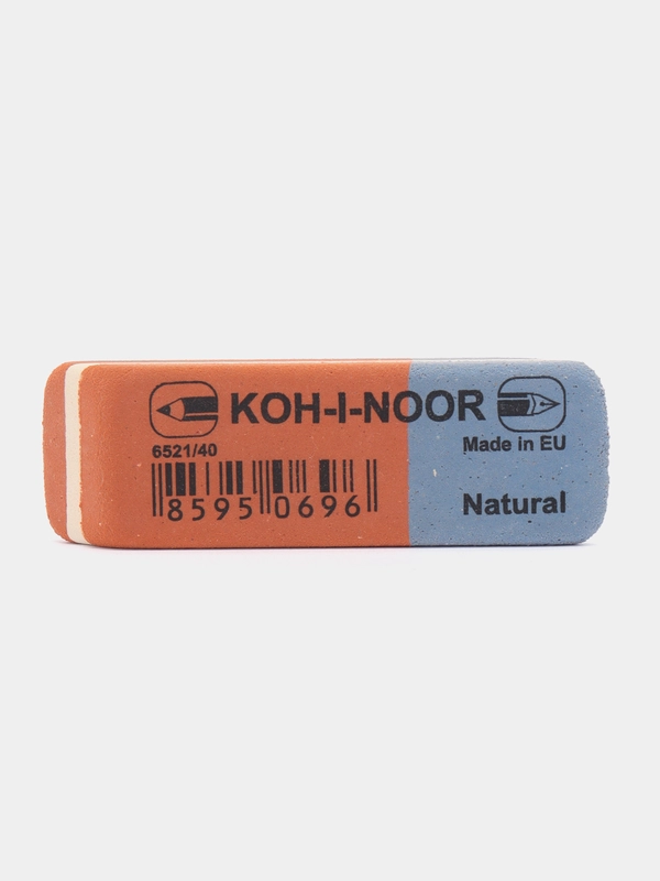 Ластик Koh-I-Noor BLUE STAR 6521/40, красно-синий