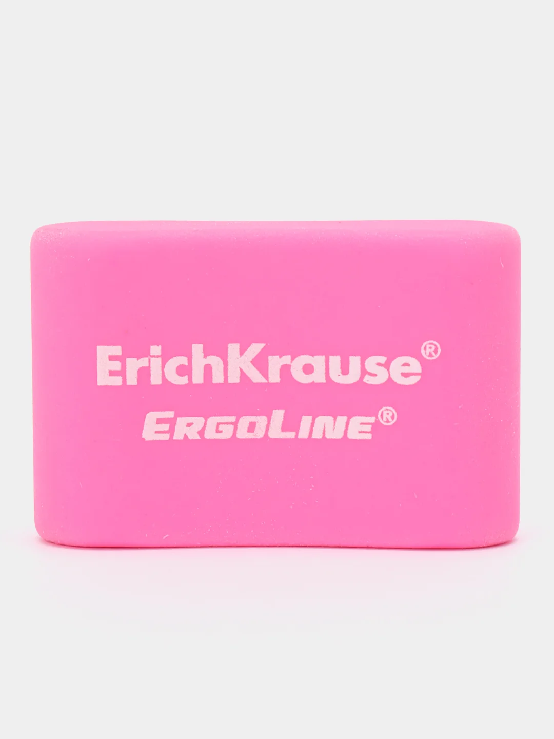 Тёмно-розовый ластик ErichKrause ErgoLine Pillow, 33 х 21 х 8 мм, мягкий, гипоаллергенный