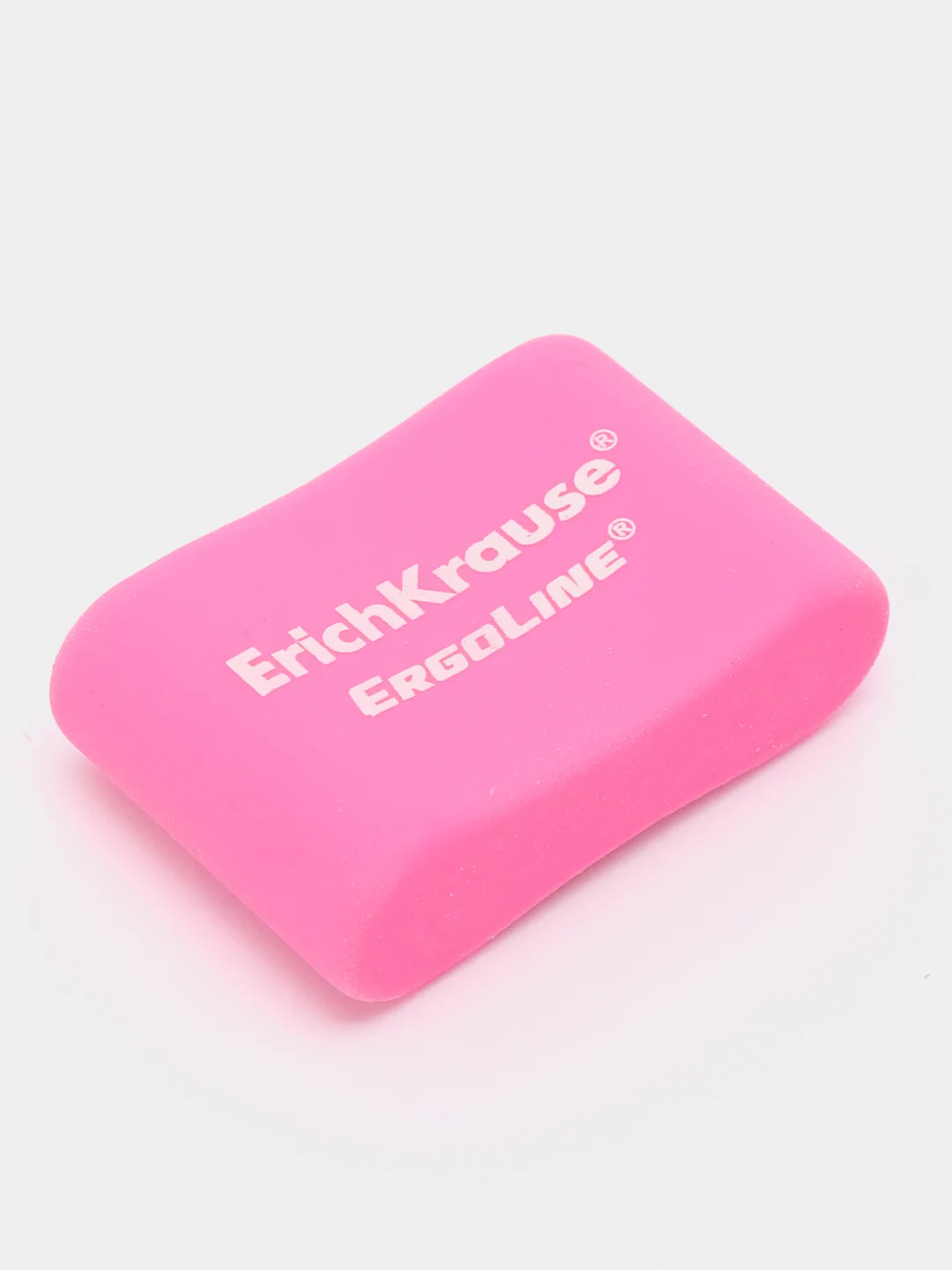 Тёмно-розовый ластик ErichKrause ErgoLine Pillow, 33 х 21 х 8 мм, мягкий, гипоаллергенный