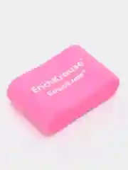 Тёмно-розовый ластик ErichKrause ErgoLine Pillow, 33 х 21 х 8 мм, мягкий, гипоаллергенный