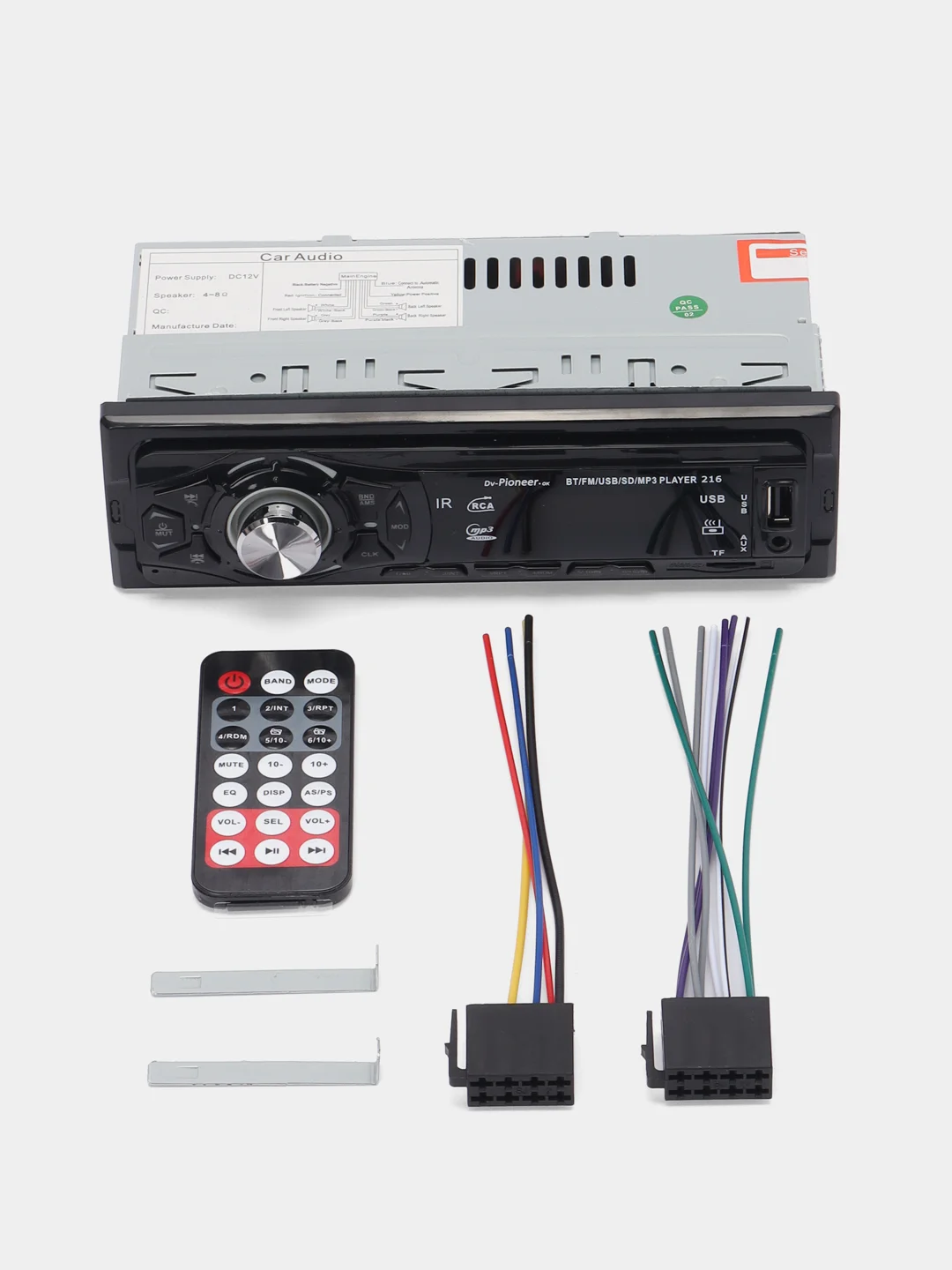 Автомагнитола 216, Bluetooth, 1 din